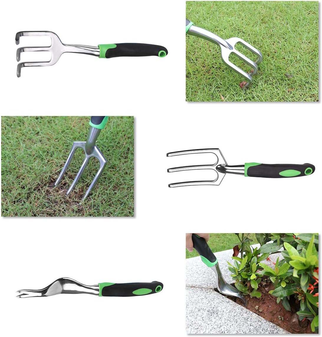Outils de Jardinage 11 Pièces kit d'outils à Main en Acier Inoxydable Ensemble d'accessoires de pulvérisation de Sac fourre-Tout de Jardin — vue 4