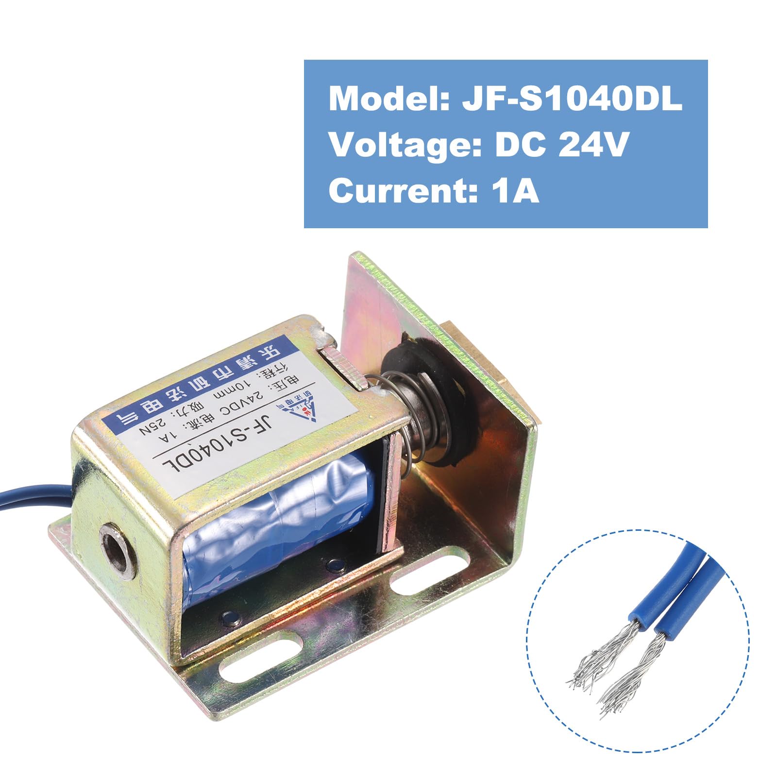 DC 12V Hubmagnet Mit Offenem Rahmen – 20g Zugkraft, 10mm Hub, 25N, Für Automaten Und Mechanische Anwendungen