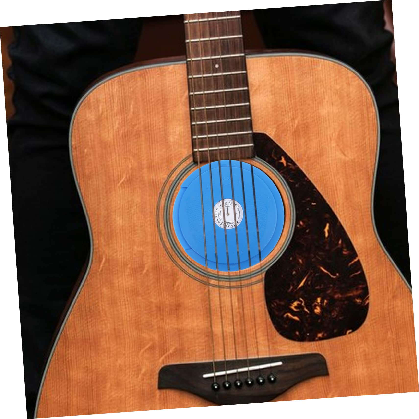 HEMOTON Kit Umidificatore Per Chitarra Acustica Da 2 Pezzi Con Igrometro Per La Della Chitarra Per La Conservazione Del Suono Umidificatore Per Buca Acustica Per Uomo