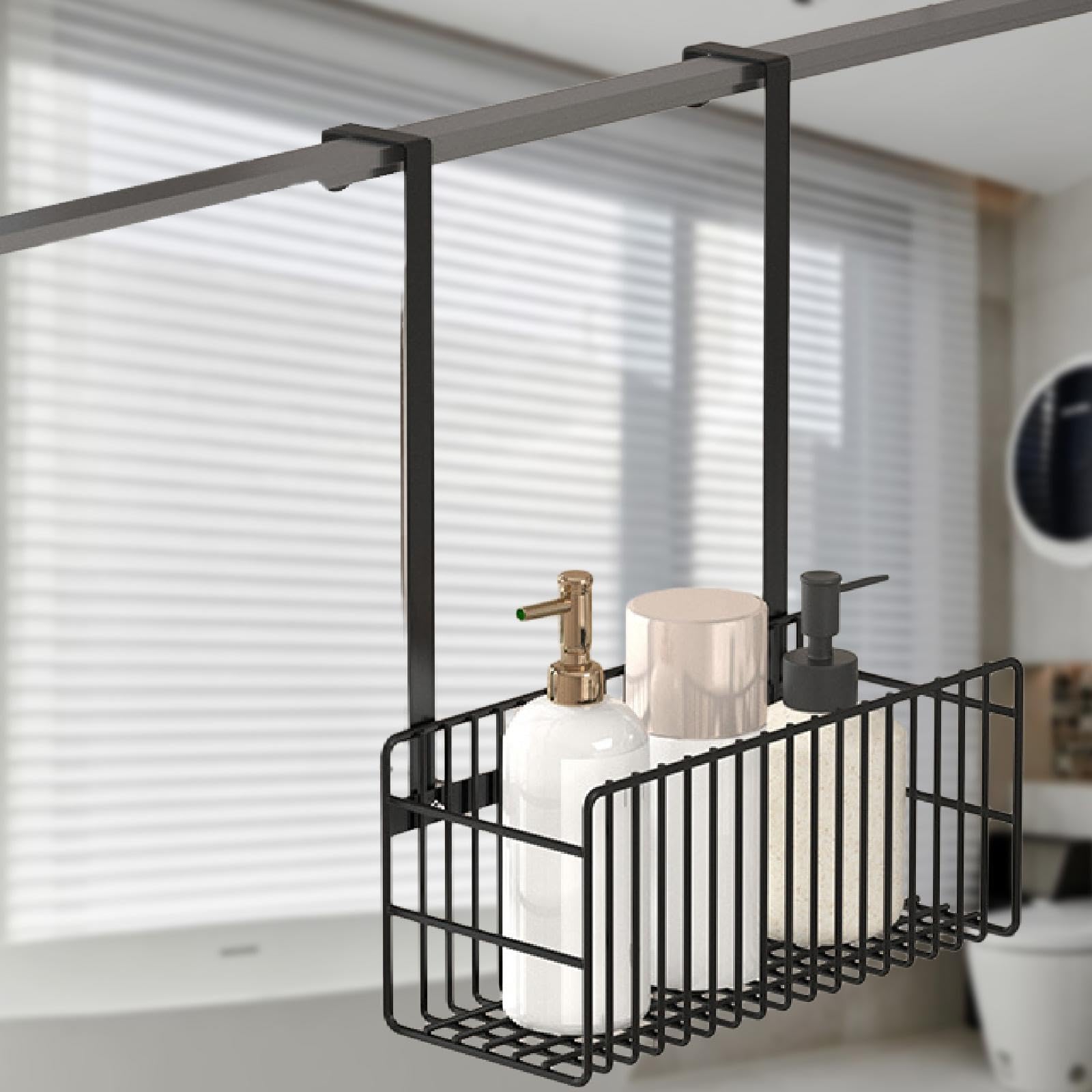 Cestino Portaoggetti da Appendere alla Porta della Doccia, Organizer per Bagno per Appartamento, Camera da Letto O Ufficio.