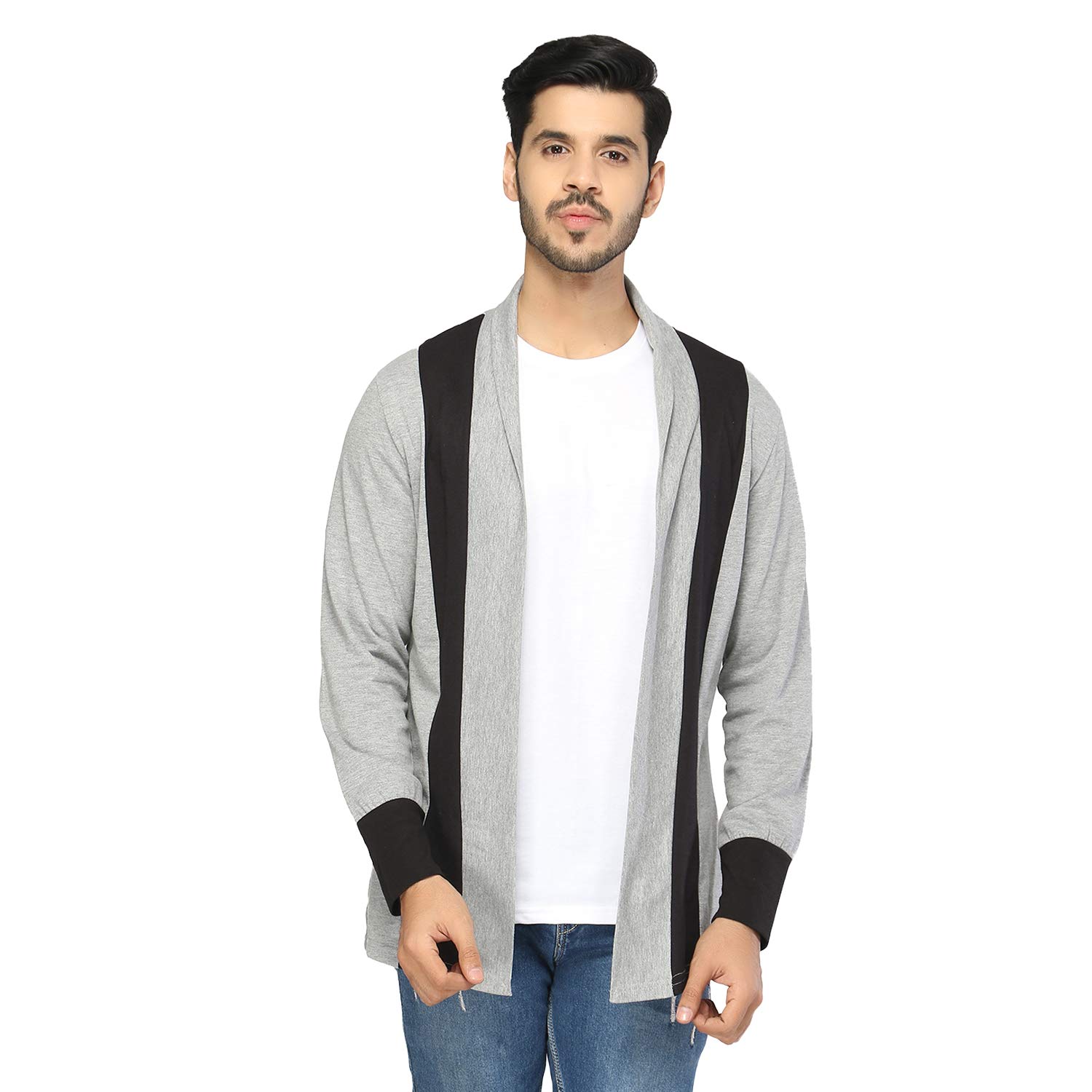 Premium Full Sleeve Cotton Open Long Cardigan | Round Neck | Regular Fit | Casual Wear Shrug for Men | Fashion Wear Cardigan | Shrug for Men
