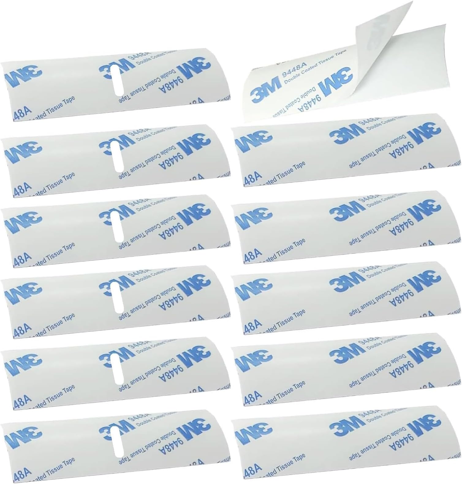 12 Sets Horizontal Blinds Replacement Slats, White Blind Fixers for Horizontal Blinds Replacement Slats & Parts，White(6 Ordinary+6 Perforated)