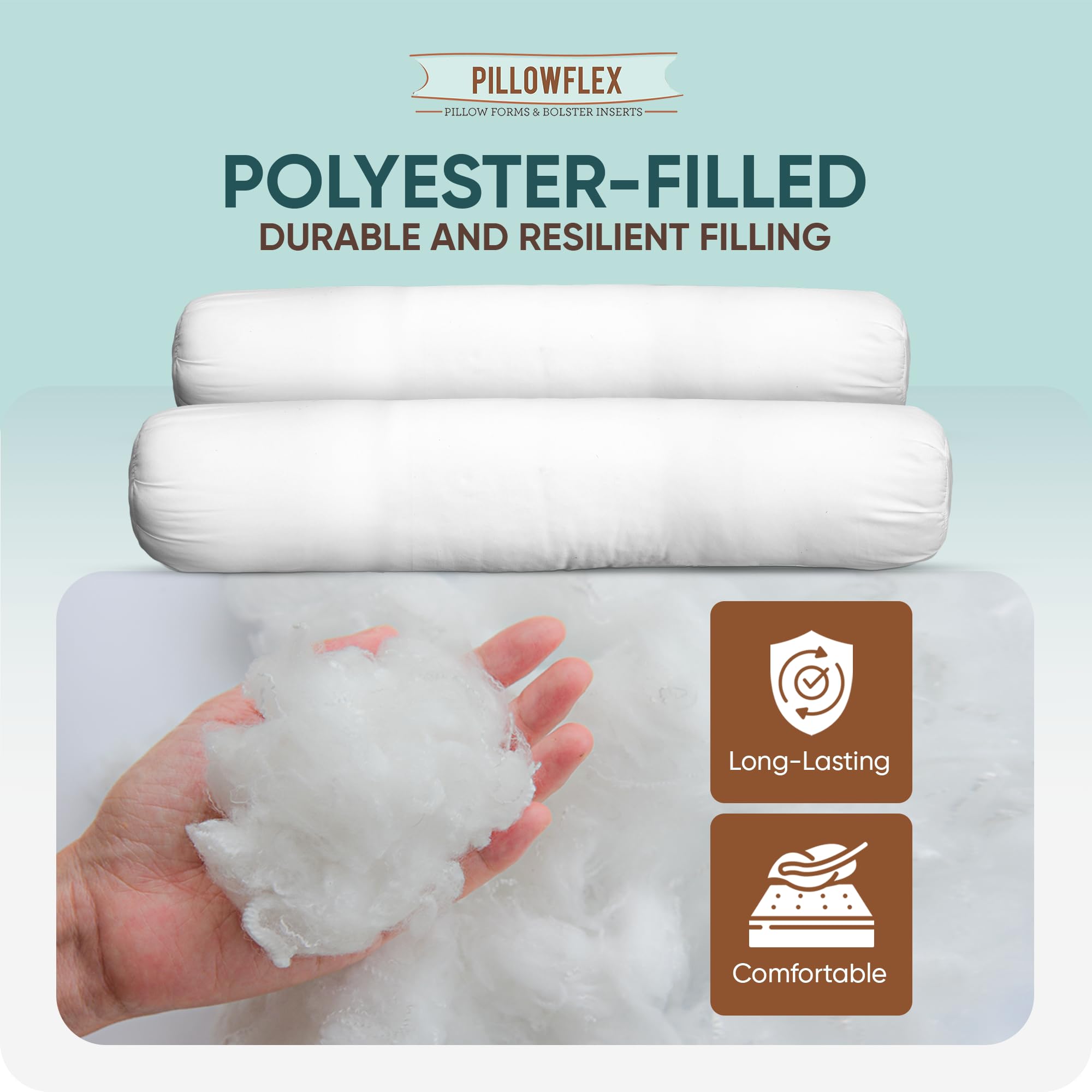 ❣️お買い得品❣️ コンフォーターケース 、ピローケースセット Amazon.co.jp: Pillowflex ボルスターピロー 10インチ x 30インチ