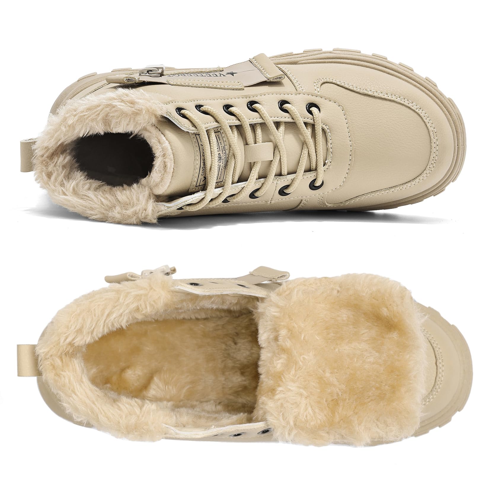Botas para Mujer Invierno Calentar Forrado Botines Nieve Zapatos | Cálido Forrado Botines Antideslizante Caminar Zapatos Aire libre Deportivo Zapatos Casuales Viaje Boots
