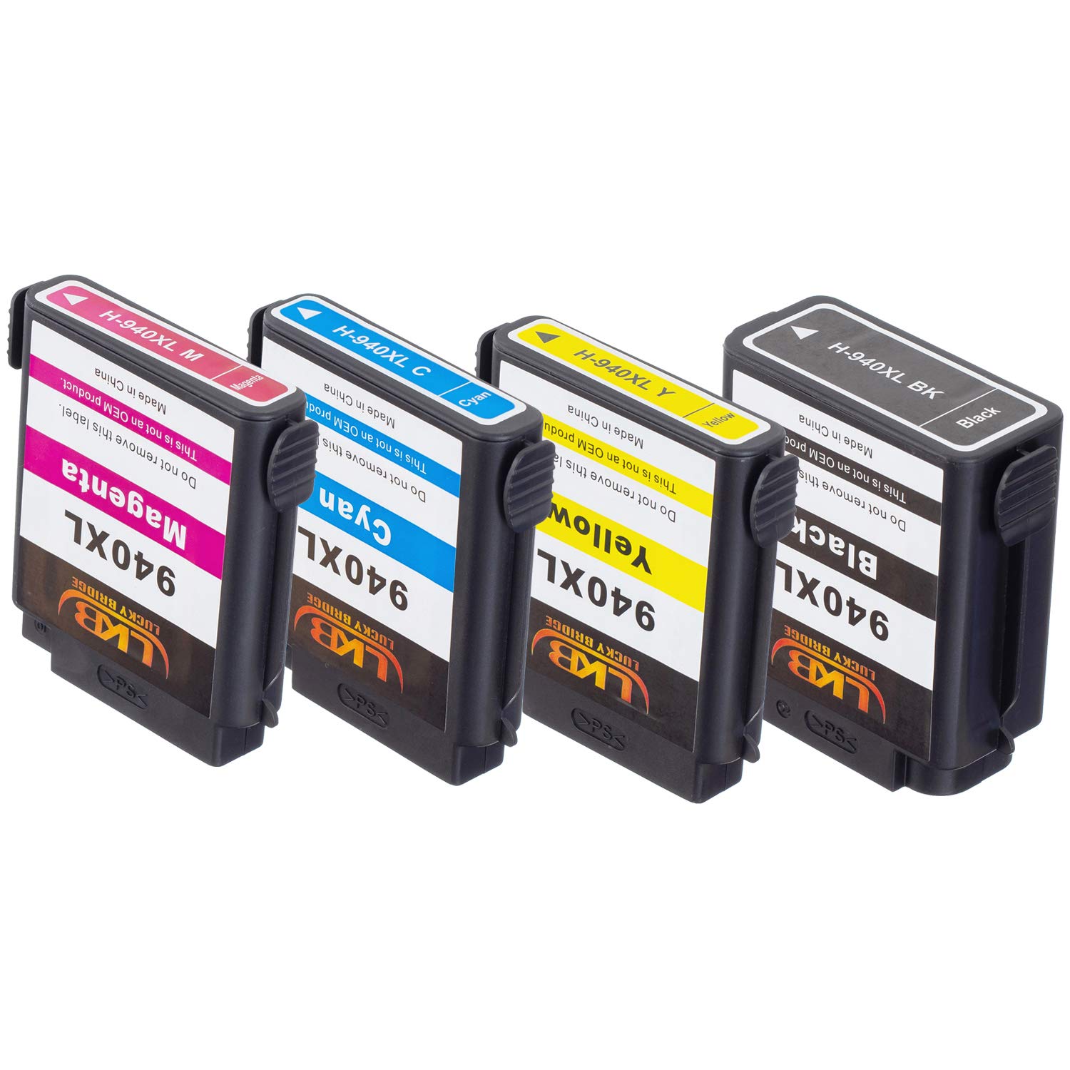 2PK Tête d'impression HP940 C4900A Tête d'impression remanufacturée C4901A et 1 Cartouche d'encre 940 940XL avec Puce jamais utilisées (1 Jeu de têtes d'impression et Cartouche d'encre)