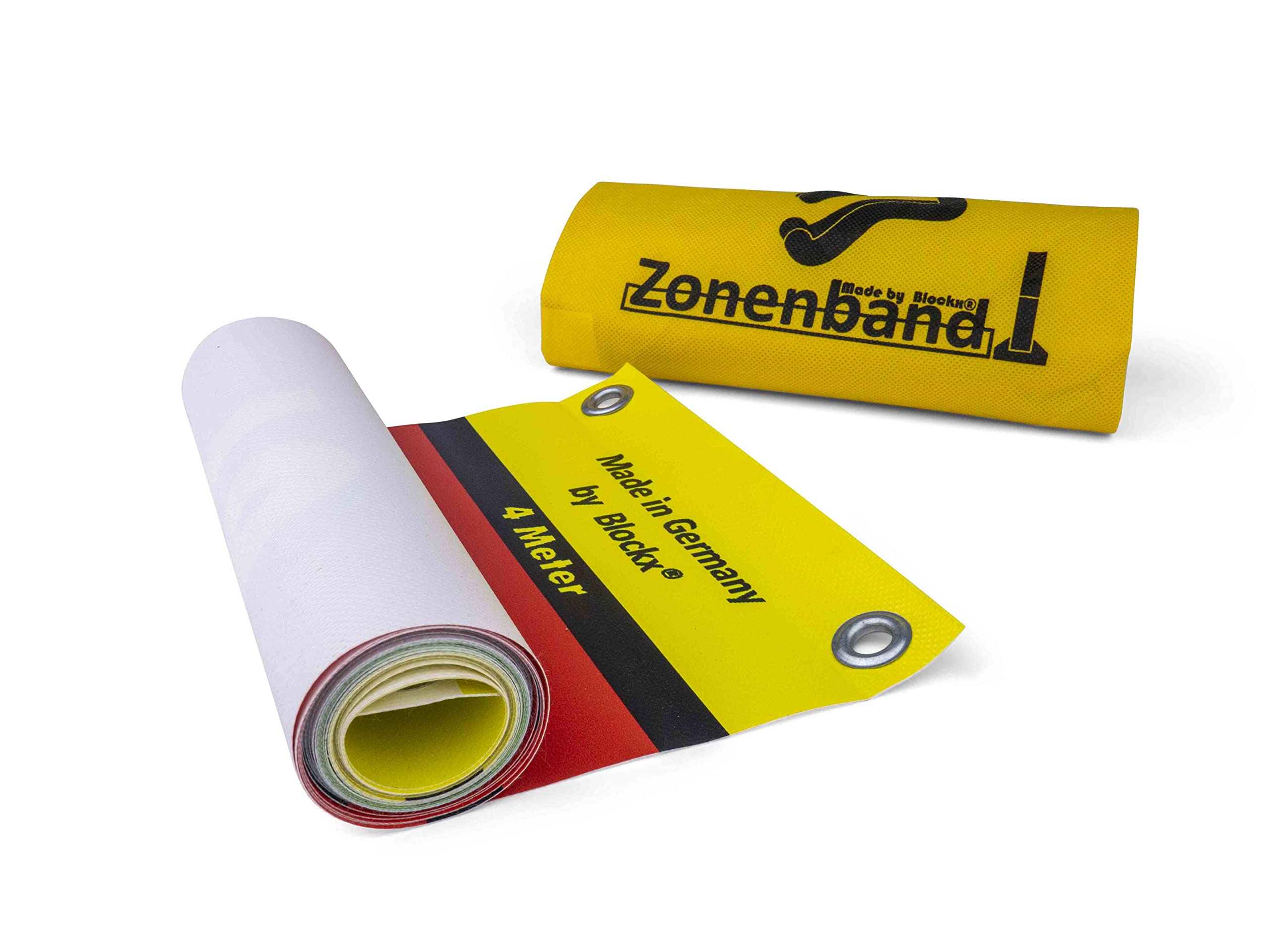 HAEST - Zonenband für Weitsprung, 440 cm Messhilfe für Kinderleichtathletik, DLV & DOSB konform, robuste PVC-Plane mit 24 farbigen Zonen, inkl. Tragebeutel, für Schule und Verein