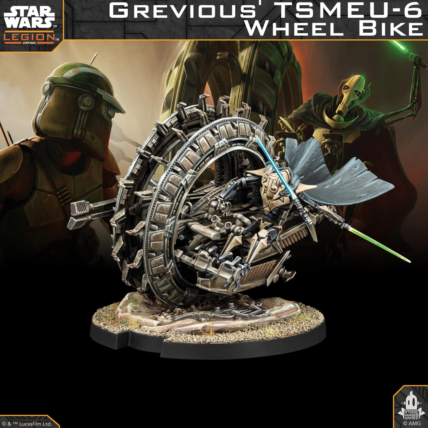 Star Wars: Legion - Grievous' TSMEU-6 Wheel Bike