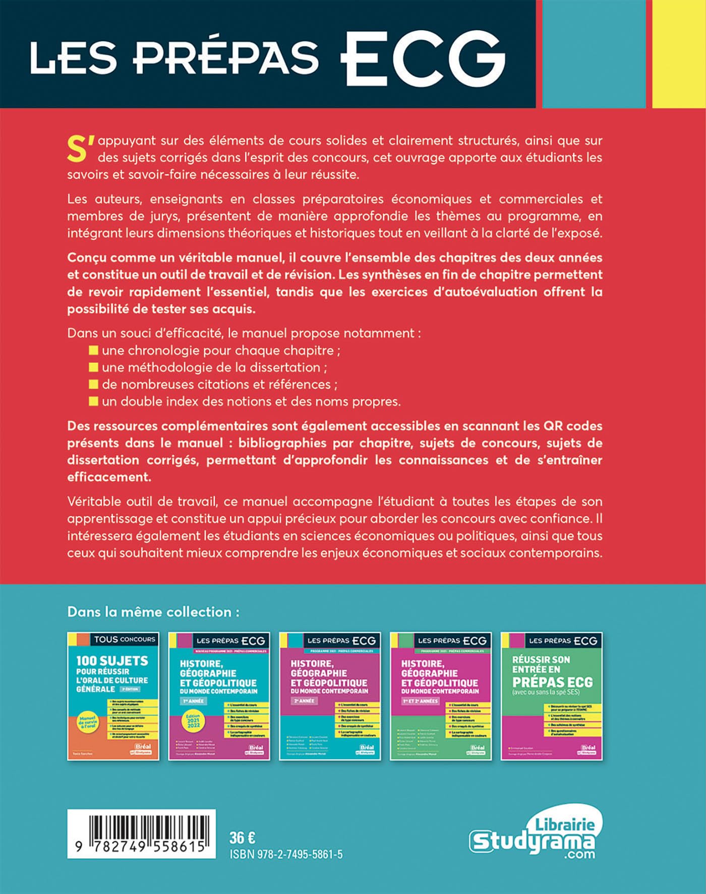 Économie, sociologie, histoire du monde contemporain 2026-2027: 1re et 2e années