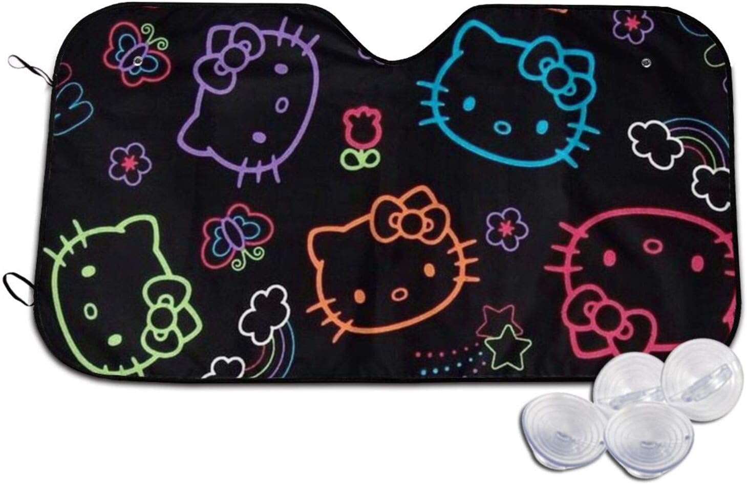 Hello Kitty Colorful Car Truck SUV Front Windshield Sun