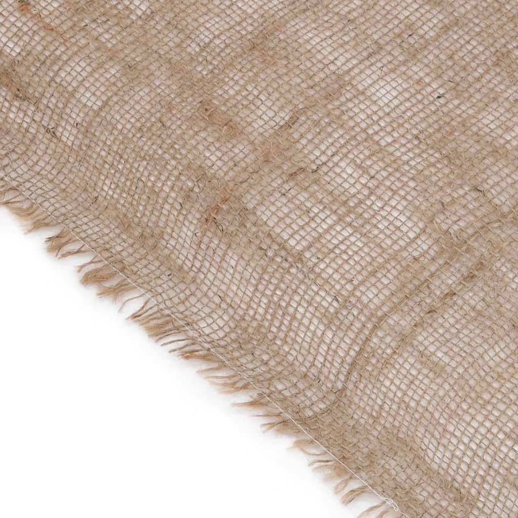 Rollo de yute 1 x 15 m, 100% yute natural, 200 g/m², versátil rollo decorativo para manualidades, camino de mesa, decoración rústica, salón, jardín, balcón, boho o rústico
