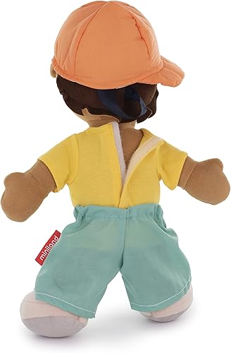 Miniatura 2 de Miniland Muñeca de sujeción de diversidad lavable niño hispano. Desarrolla habilidades manuales y autonomía personal. Ideal para SEL. Los niños