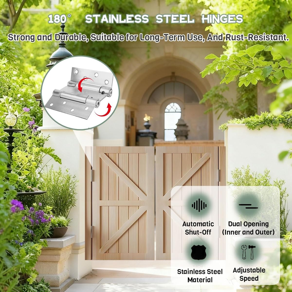 Porta Saloon Cucina, Porta Oscillante Interno in Legno, Porte Del Caffè, Doppia Apertura Terrace Louver Gate Cancello, Per Cucina Ristorante Terrazza