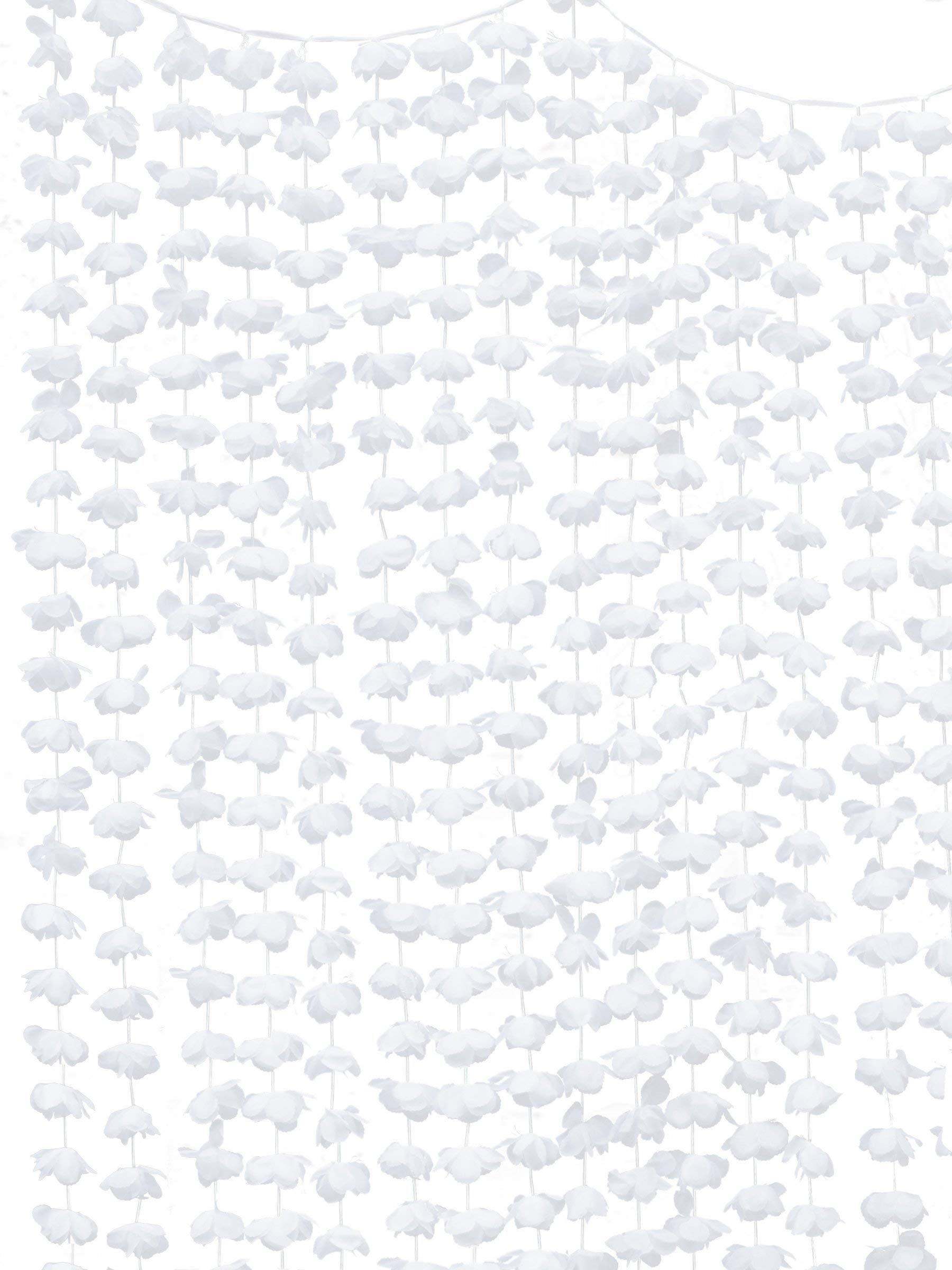 Buy Ginger Ray White Faux Flower Wedding Day Photobooth Backdrop Wall