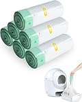 ANWA 40 Count Cat Litter Box Liners for Automatic Cat Litter Box and Litter Box Robot 4/3, Heavy-Duty, Extra Thick