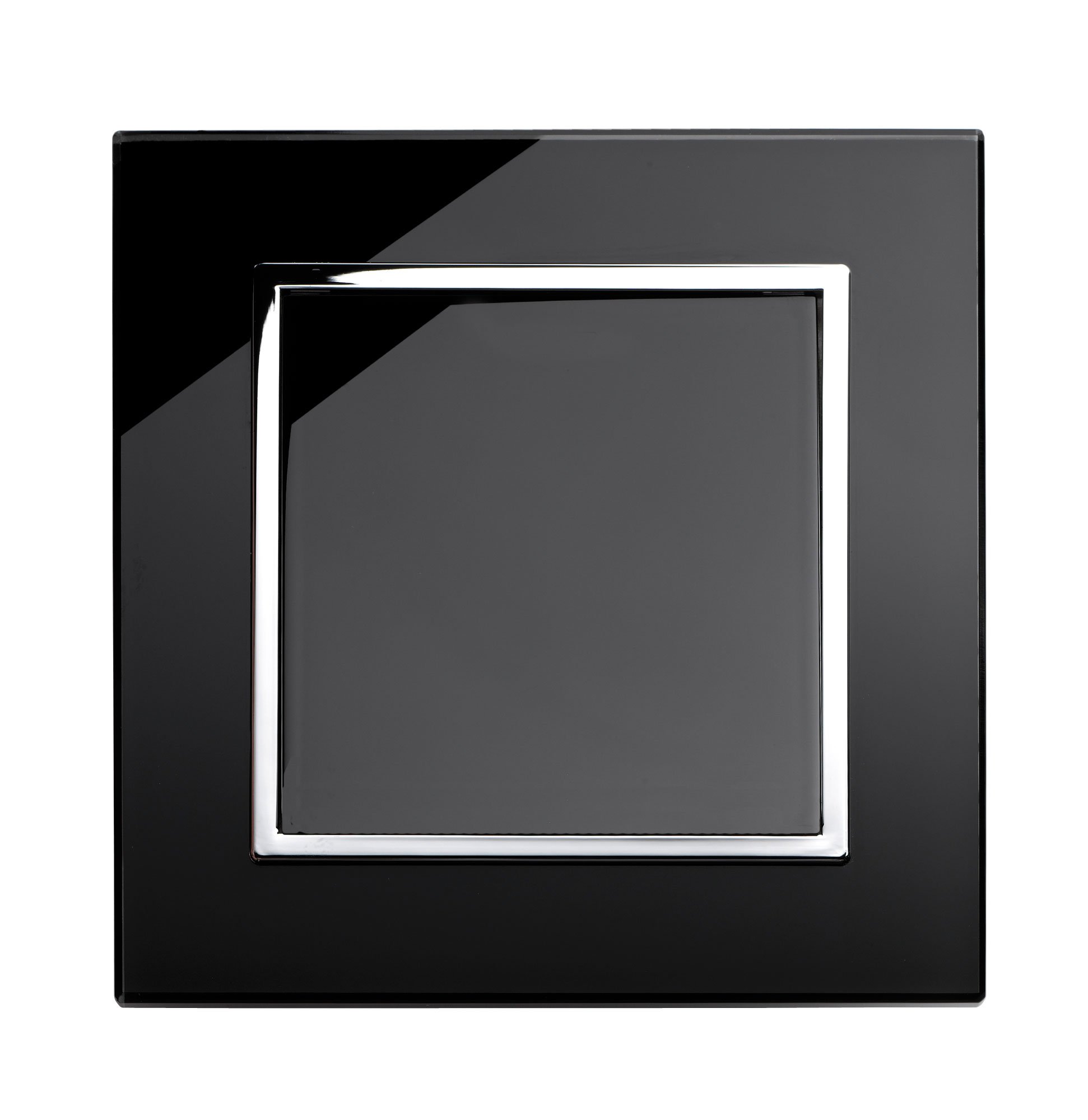 Retrotouch Black Blank Plate,