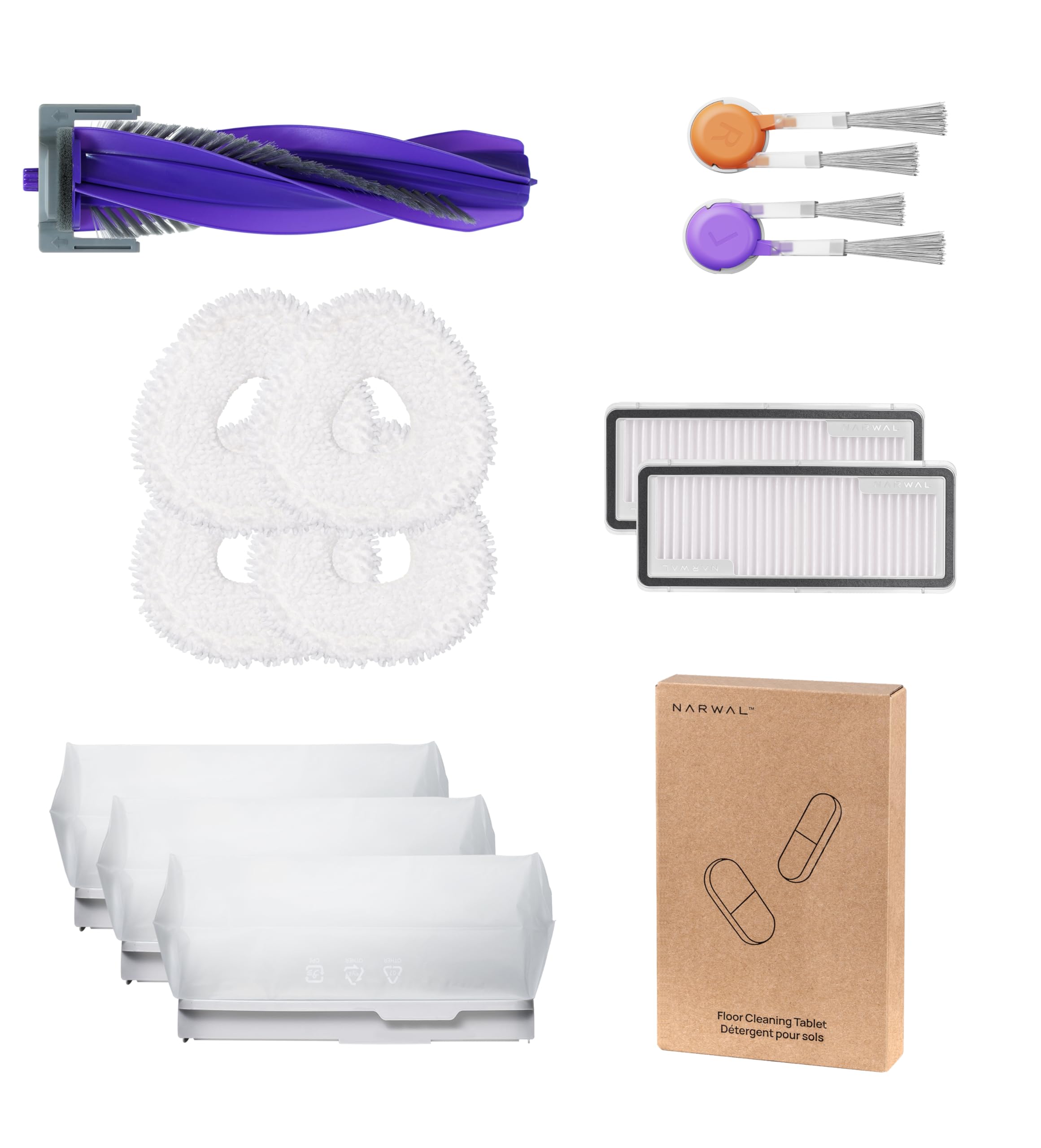 NARWAL Freo Pro Robot Vacuum and Mop Accessories Pack (Model: Exclusive for Freo Pro)