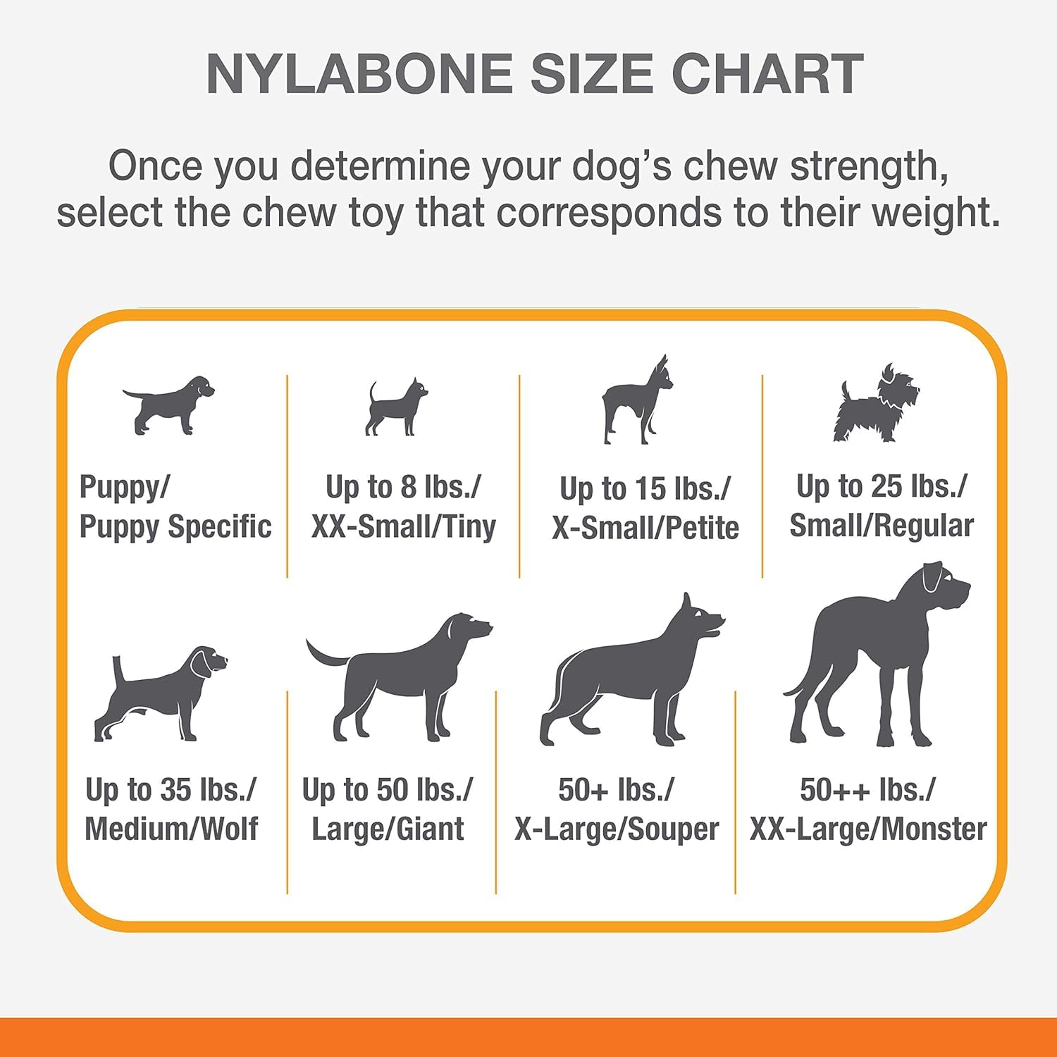 Nylabone Dura Chew - Juguete masticable de nailon para perros, grande (paquete de 4)