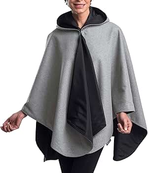 IORE イオレPONCHO COAT / CHARCOAL GRAY IORE イオレPONCHO COAT / CHARCOAL GRAY Hooded Cape Coat