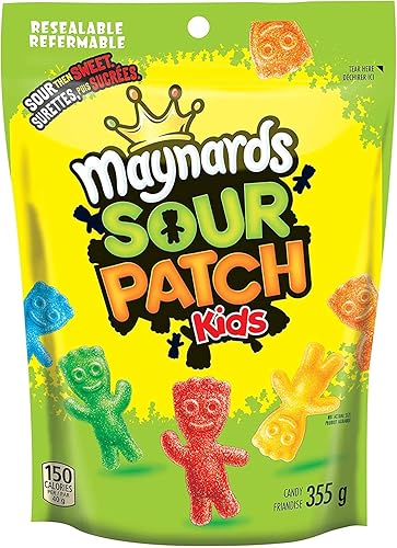 Maynards Sour Patch Kids Gummy Candy, 12.5 onzas, importado de Canadá