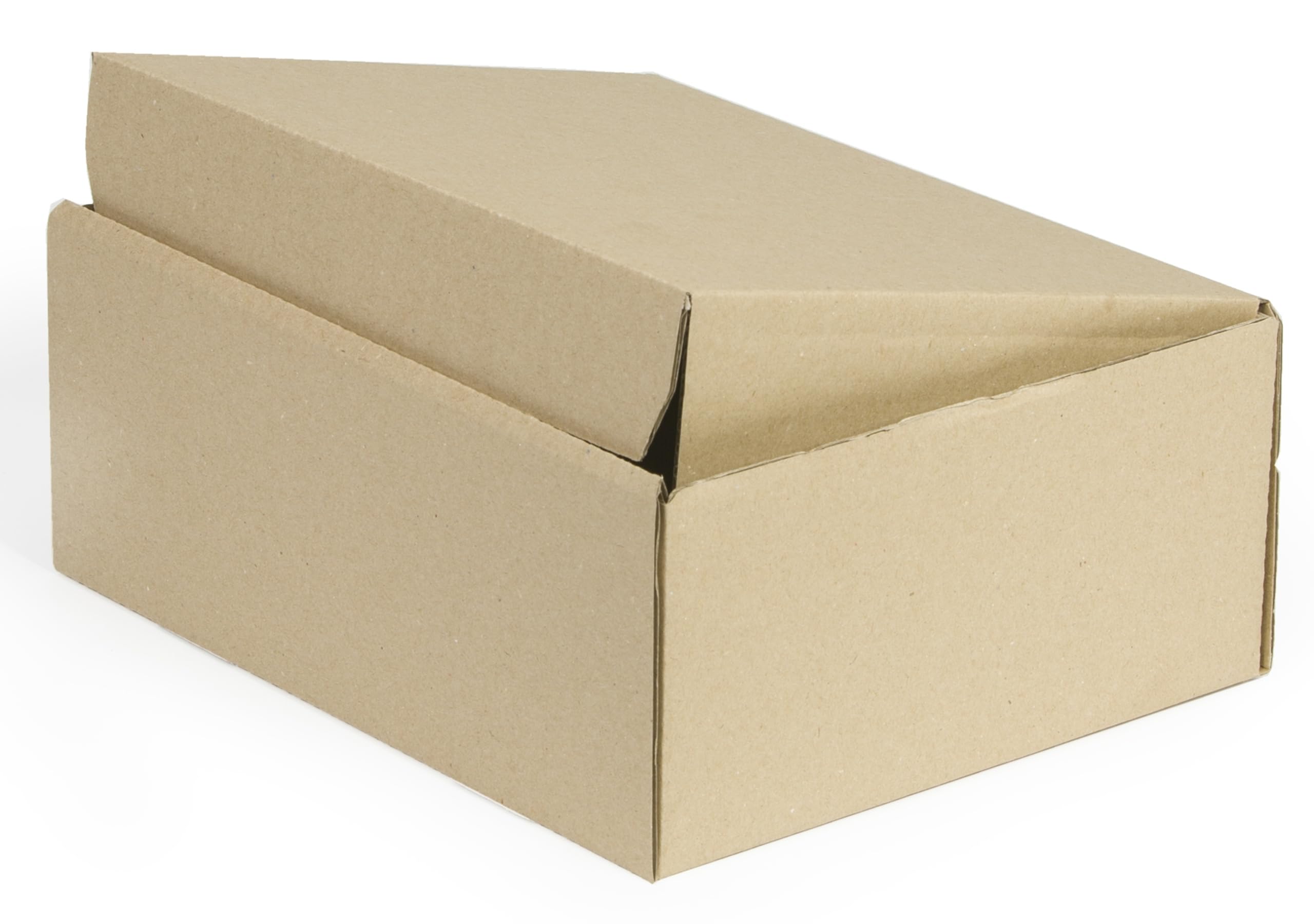 100 Stück Maxibriefkartons 250x200x100 mm Maxibrief Versand Post Faltschachtel 1-Wellig 400g Braun Postkarton Versandschachtel Paket Päckchen Versandkarton warensendung