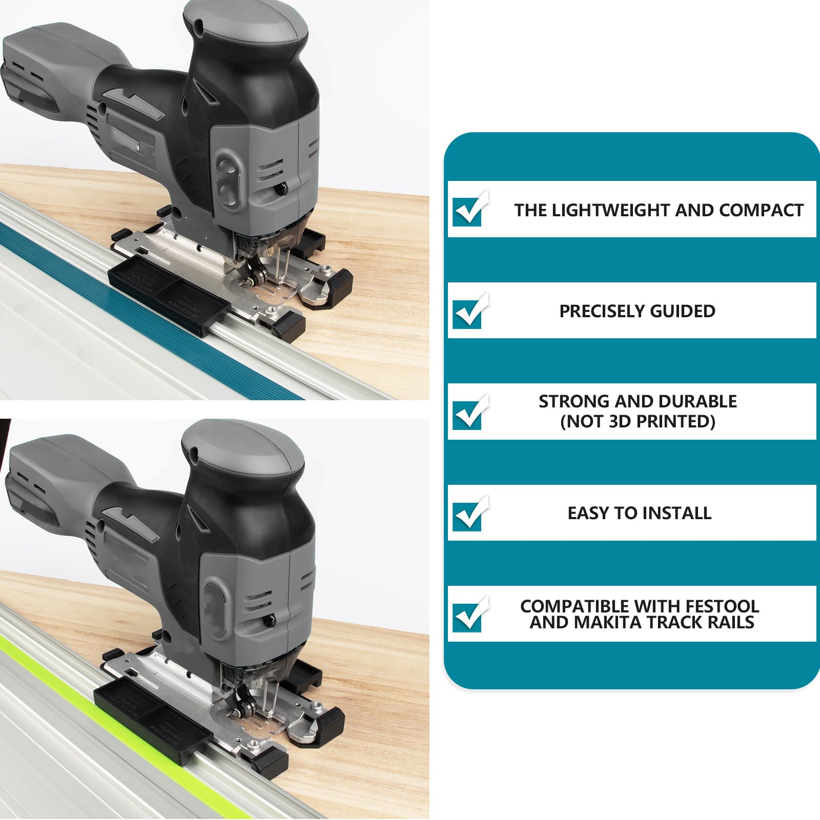 Adattatore Per Sega Da Traforo Makita E Festool 18V - Connettore Per Guide Di Scorrimento DJV181Z DJV182Z DJV180Z