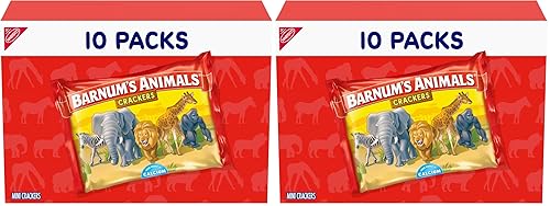 Miniatura 22 de BARNUM'S Galletas Originales de Animales, Aperitivos a Granel para Niños, 12 Cajas de 2.13 oz