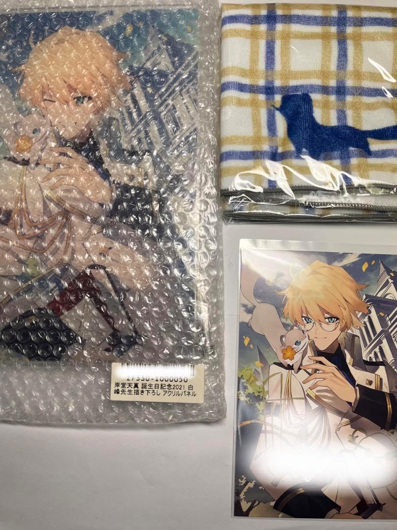 直筆サイン入り 岸堂天真 2021誕生記念グッズ ホロスターズ 直筆サイン