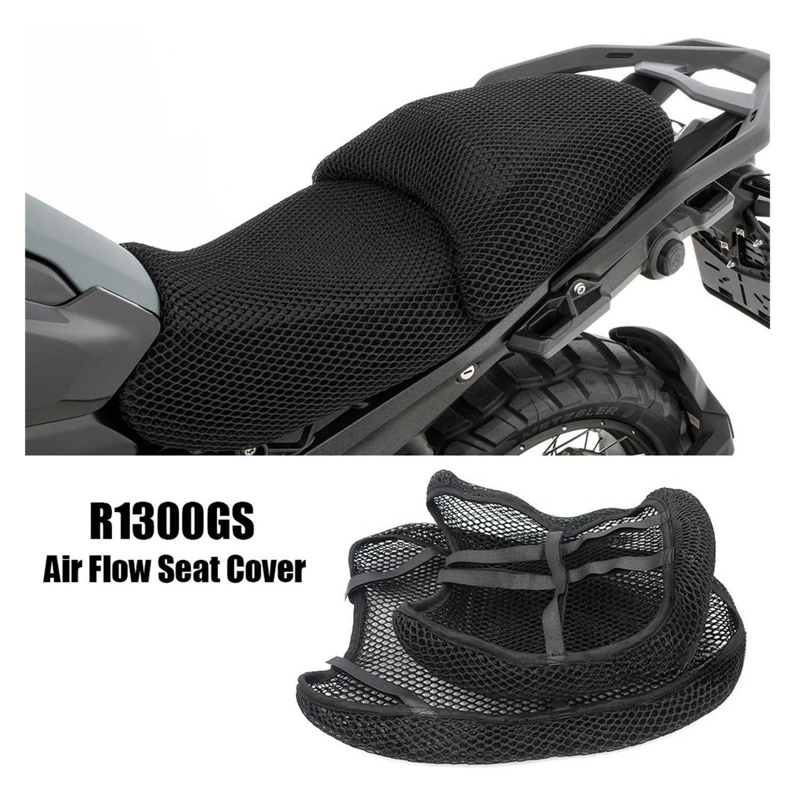 Protector de cojín Funda De Asiento Air Flow para Motocicleta GS1300 Cojín Protector De Asiento R 1300 GS Piezas para BM&W R1300GS R 1300 GS 2024 2023 Accesorios Fundas para Asientos
