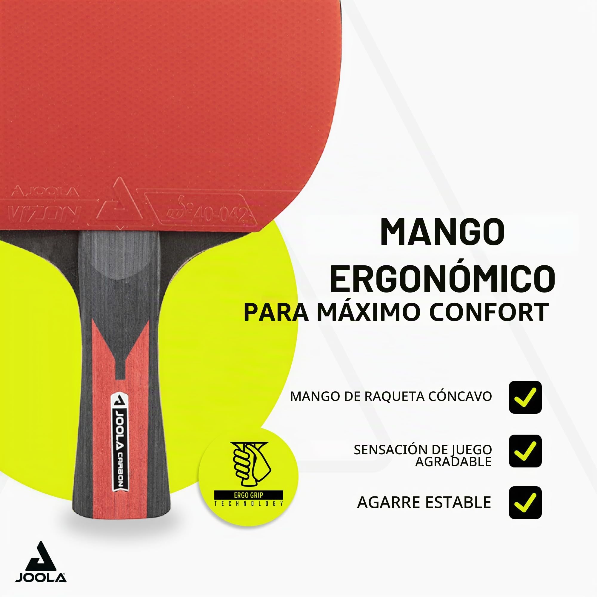 JOOLA Tischtennis Set Duo Carbon 2 Schläger 3 Bälle Hülle Rot Schwarz 6-teilig