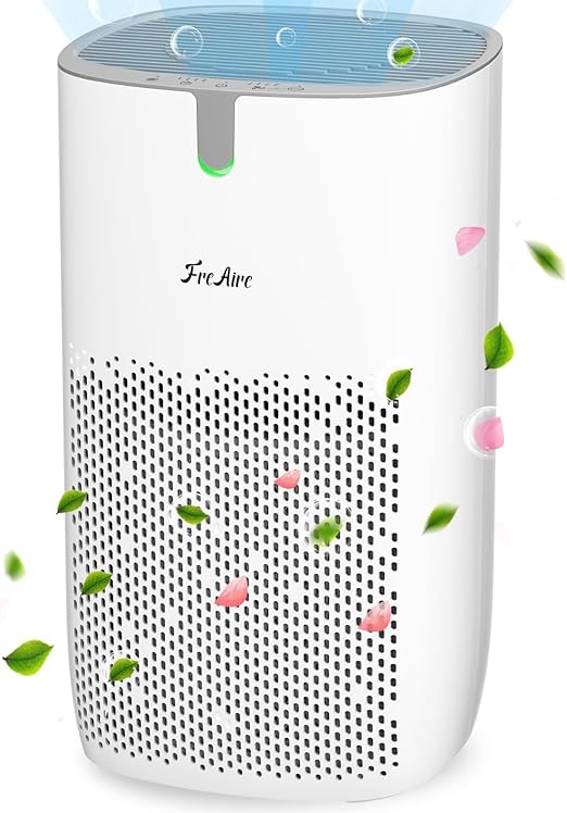 FreAire Air Purifier, Air Purifiers for Bedroom Up to 1420 Ft², Larger HEPA Filter, Air Purifiers for Home with Air Quality Monitoring, Auto Mode For Home Large Room Bedroom Living Room