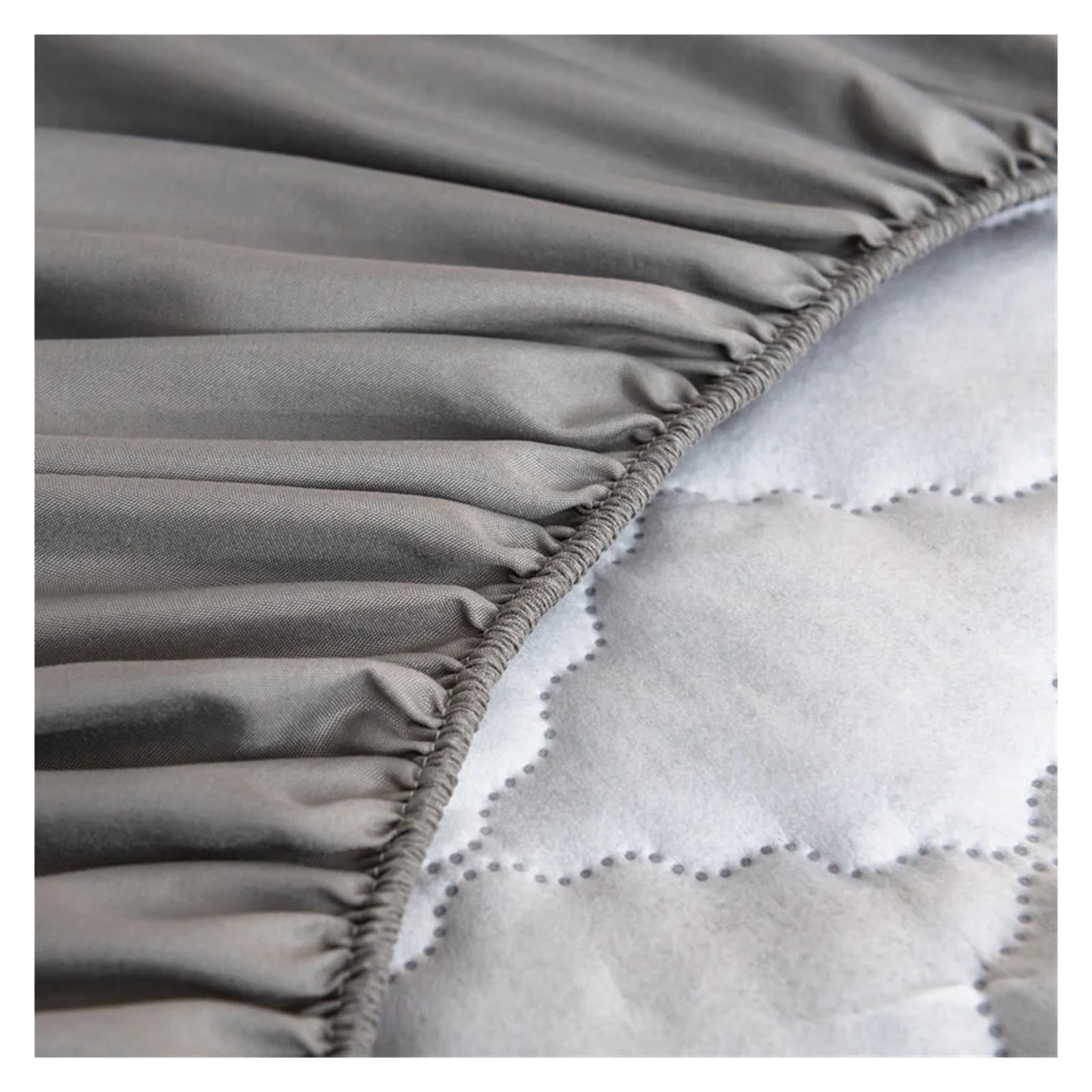 Protège Couette imperméable Housse de Matelas matelassée imperméable, Drap de lit épais de Couleur Unie, protège-Matelas respectueux de la Peau(120x200cm 1pc)
