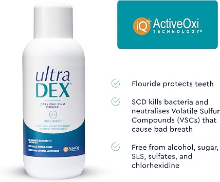 UltraDEX Daily Oral Rinse, Original 500 ml (Pack of 2)
