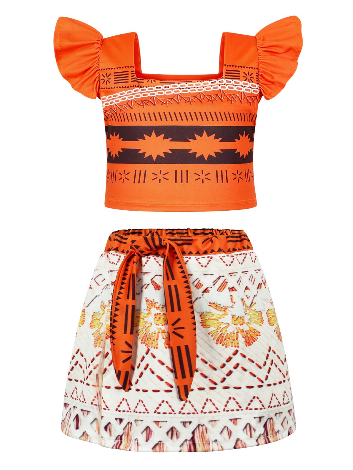 COTRIO Princess Dress Girls Skirt Sets Princess Dresses Kids Birthday Outfit Halloween Costume Role Play Dress up 1-12 years