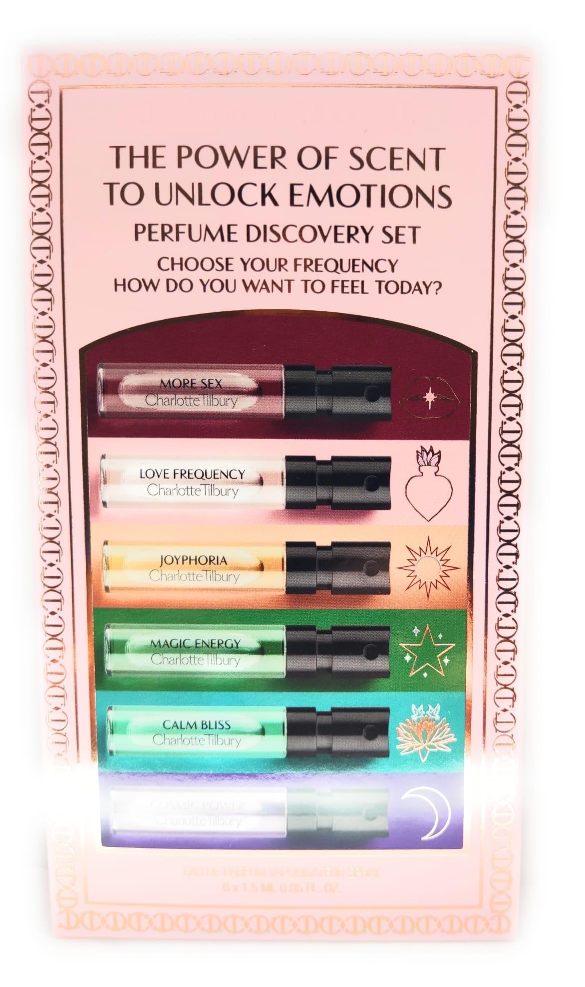 Bizzico Magic Energy Fragrance Collection of Emotions 6 x 1.5ml Discovery Set