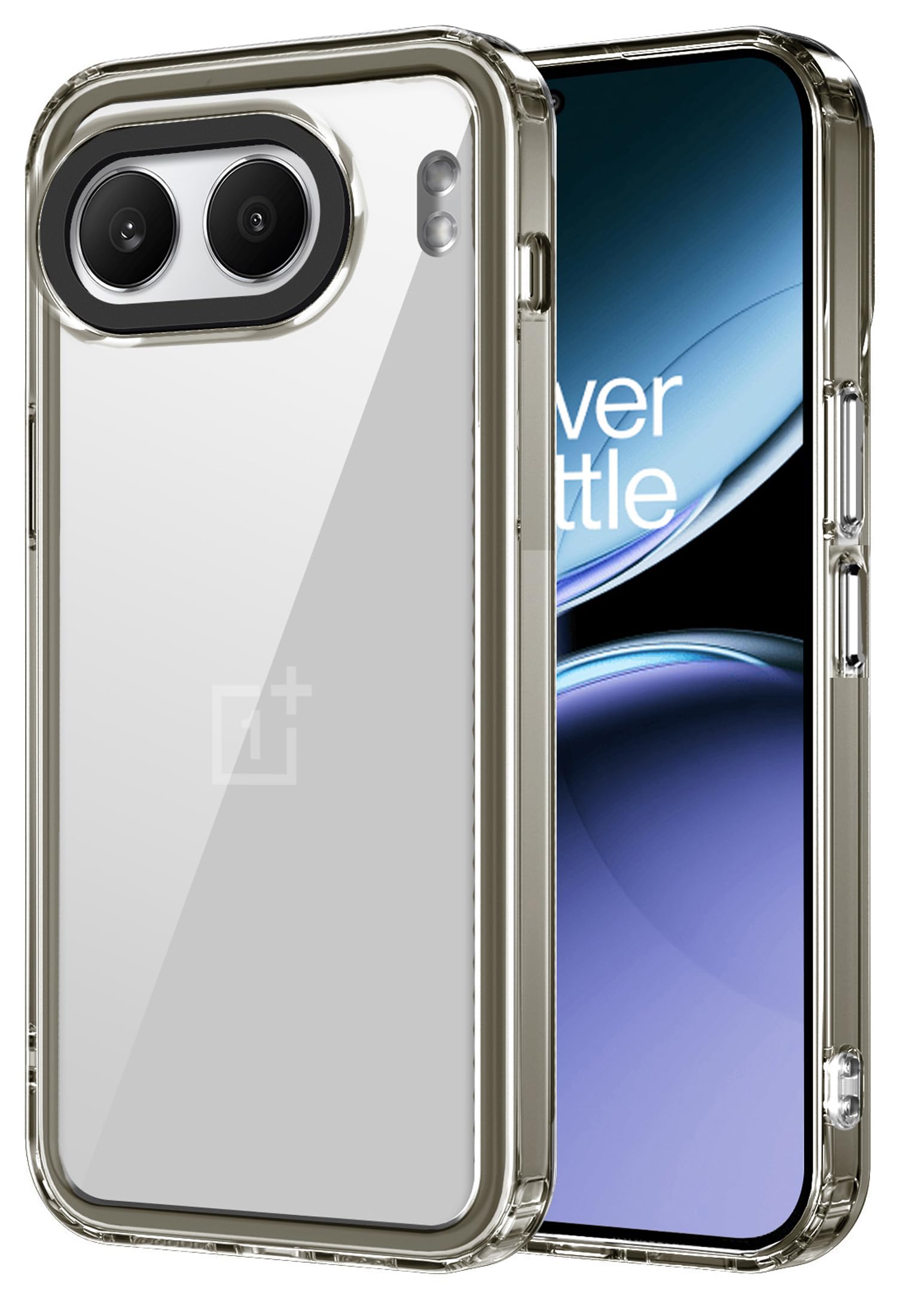 Kapa Warrior Acrylic Clear Back Cover for OnePlus Nord 4 | Slim Shockproof [Military Grade Protection] Hybrid Bumper Case (Grey Sides) (B0DFPKLKMR) Amazon Price History, Amazon Price Tracker