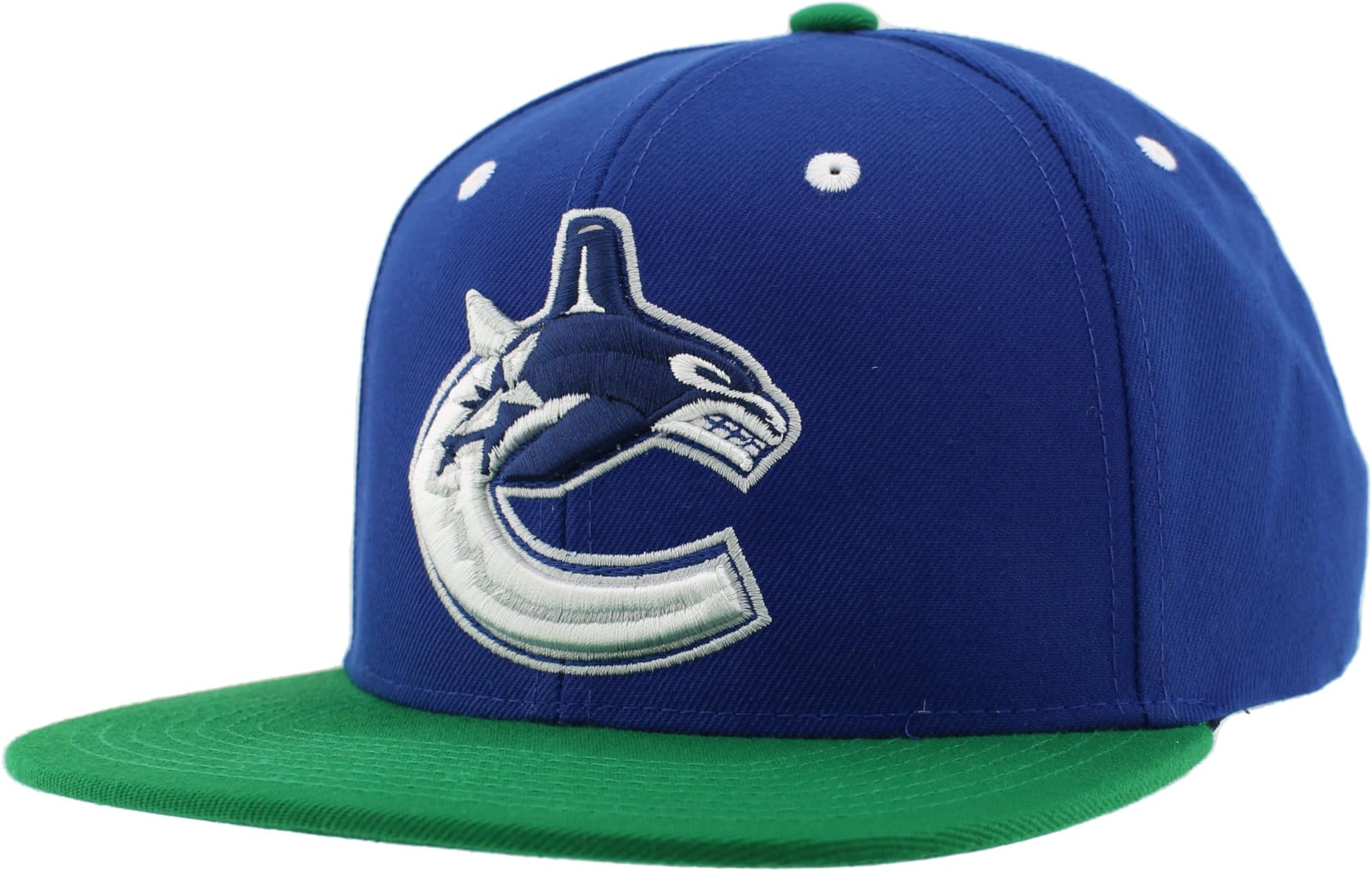 NHL Unisex-Adult NHL Officially Licensed Adjustable Snapback Hat Flat Bill Z11 Icon Two Color