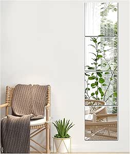 Hode 10 Pezzi Specchio Adesivo Da Parete 30x30cm, Specchi Adesivi Per - Foto 3