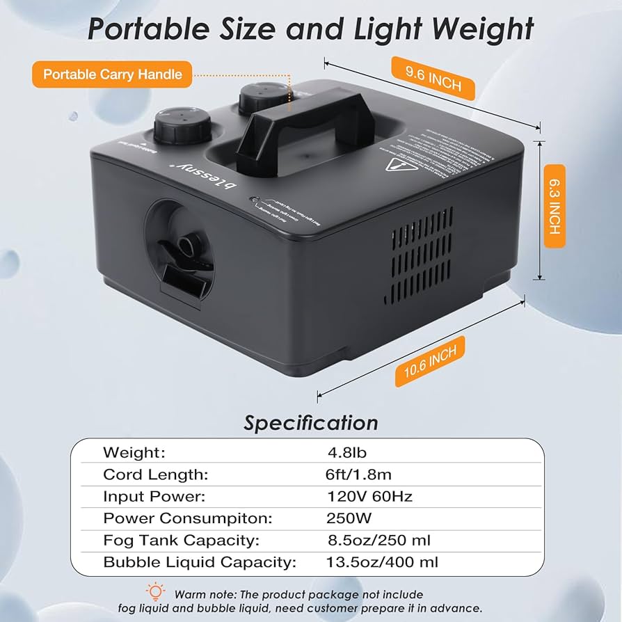 blessny フォグバブルマシーン バブルリキッド付 blessny フォグバブル