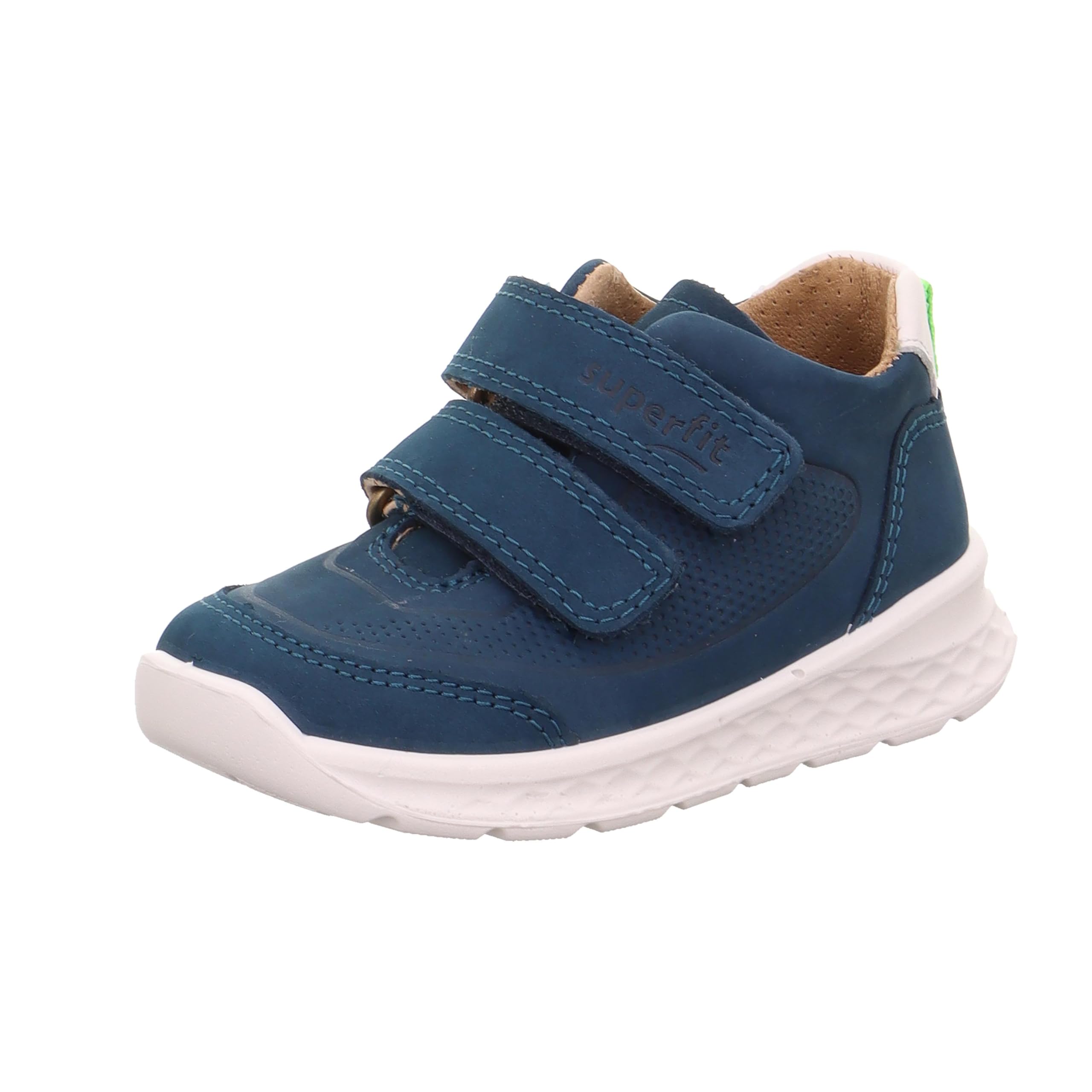 Superfit Boy's Breeze Sneaker, Blue Green 8000, 8.5 UK Child