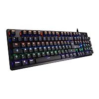 THE G-LAB Keyz Carbon V3 Tastiera meccanica da gioco QWERTZ Blue Switches