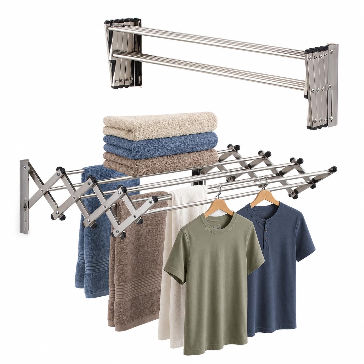 Smartsome Wall Mounted Clothes Drying Rack