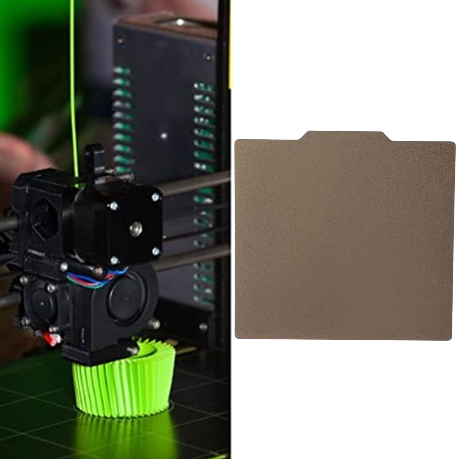 3D-Drucker Bauplatte Plattform 220x240mm Federstahl PEI Platte Magnetische Basis Doppelseitige PEI Beschichtung Abnehmbare Flexible Platte 3D-Drucker Beheiztes für ANYCUBIC I3 MEGA