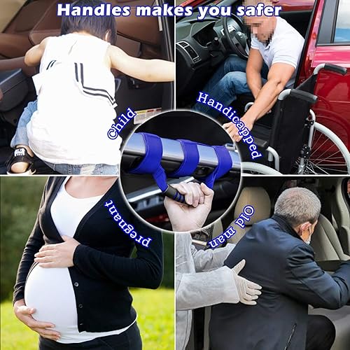 Miniatura 3 de 4Manijas de agarre para Jeep Wrangler YJ TJ JK JKU, Sports Sahara, Freedom, Rubicon X y Unlimited X 24Barra de deslizante de puerta 1995a2016, de