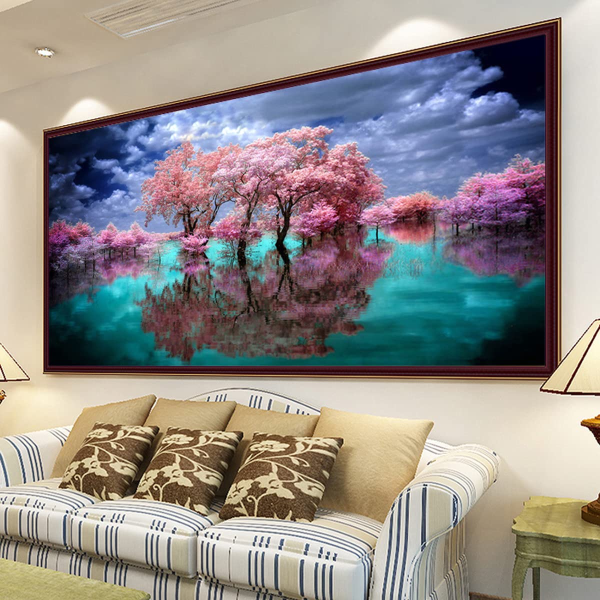 Instarry 5D Diamond Painting Paesaggio Forestale Pittura