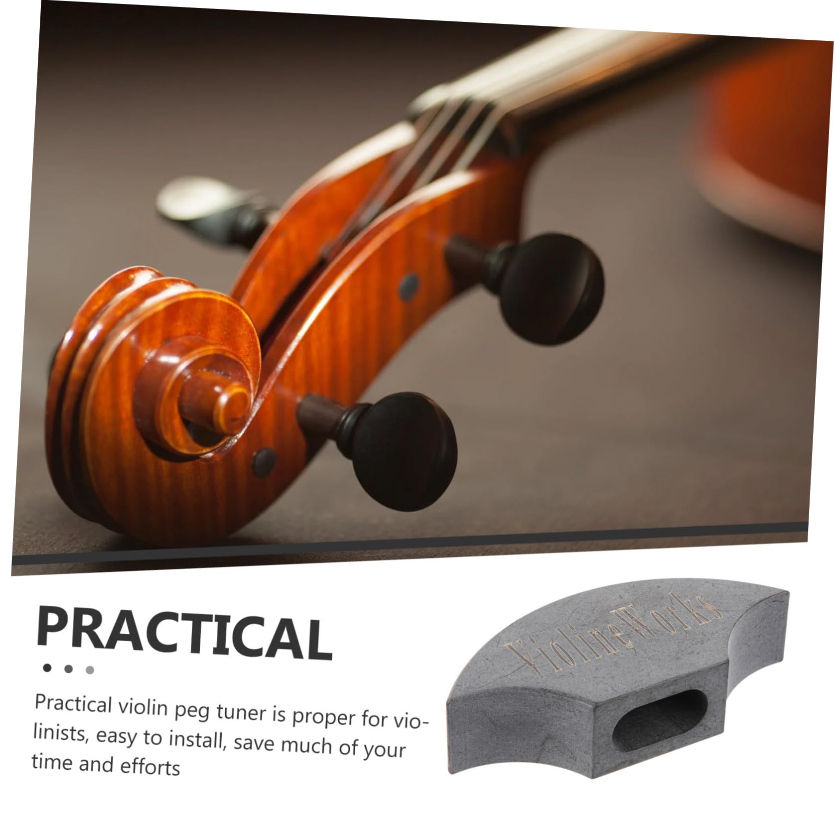 Toyvian 5pezzi Accordatore Fine Per Corde Violino Strumento Di Professionale Con Manopola Per Tuning Accessorio Pratico Per Musicisti e Insegnanti Di Violino Strumento Necessario Per