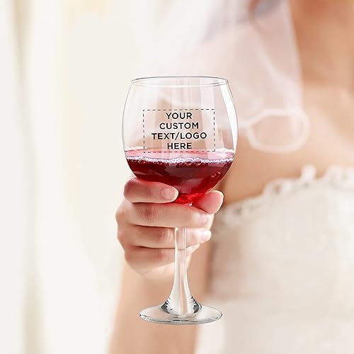 Miniatura 7 de Juego de 48 copas de vino personalizadas para boda Premiere de 20.5 onzas, paquete a granel personalizado, cristalería de restaurante, perfectas