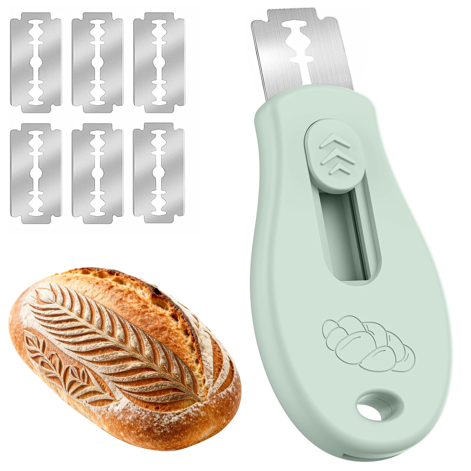 Bread Lame Sourdough Scoring Tool, Extractable & Magnetic Bread Scoring Tool, Scoring Kni…