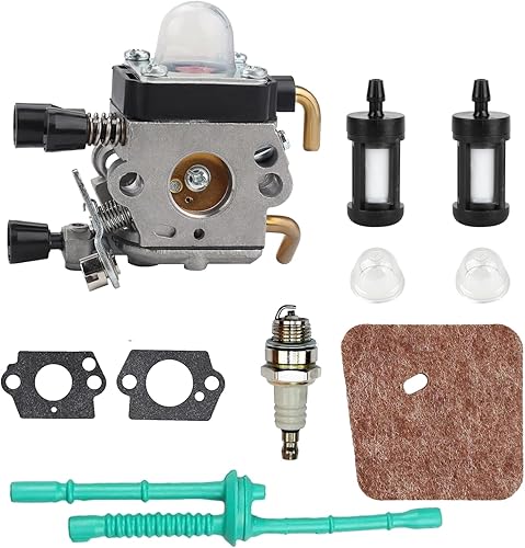 Repuesto de carburador prémium para recortadoras de cuerda STIHL FS38 FS46 FS45 FS55  Carburador C1Q-S97 mejorado para un rendimiento mejorado