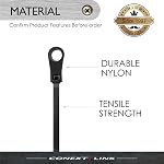 100 Câblodistribution Nylon Zip Ties Montage trou vis de ongles 40 LBS 6" Noir de pouce