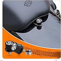 Vista 2 de Kit de tornillos y tuercas de acero inoxidable para guardabarros trasero de 1/4 "-20 roscas de montaje rápido compatible con Harley Touring Softail